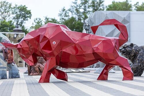 Полигональная фигура &amp;quot;Благородный бык&amp;quot;