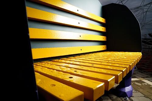 Полигональная скамья &amp;quot;Бегемот&amp;quot;