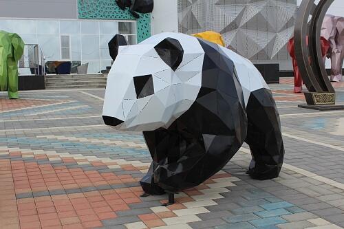 Полигональная &amp;quot;Панда шагающая&amp;quot; 