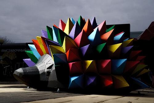 Полигональная фигура &amp;quot;Ёж Патрик&amp;quot;