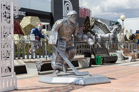 Вратарь хоккейной команды