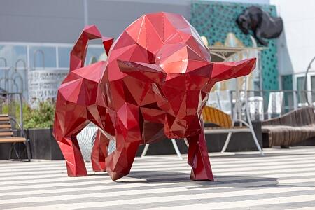 Полигональная фигура "Благородный бык"