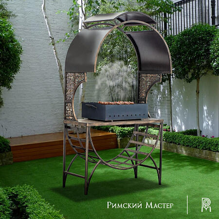 Мангал овальный
