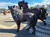 Скульптура Волк