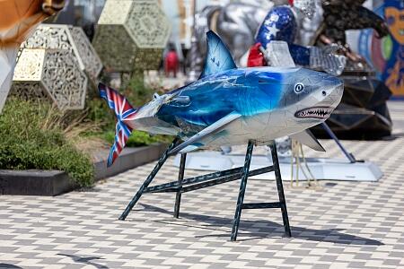 Полигональная "Акула" с аэрографией